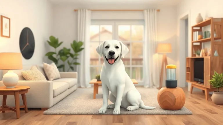Hero illustration for the article “Labrador Retriever: Why It’s the Ideal Family Dog”