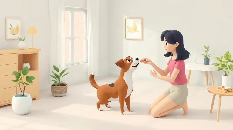 Hero illustration for the article “How Positive Reinforcement Builds Stronger Dog-Human Bonds”