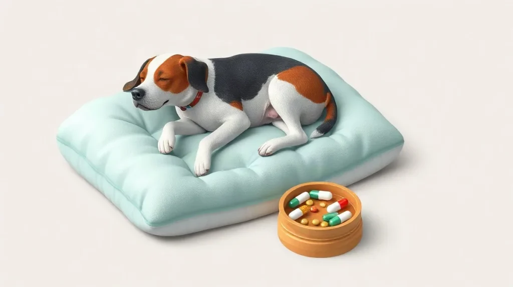 Hero illustration for the article “Canine Senior Care: Managing Age-Related Health Challenges”