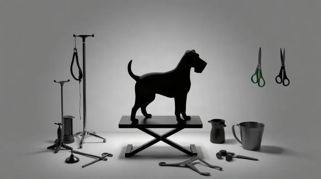 Hero illustration for the article “A Day in the Life of a Famous Show Dog”