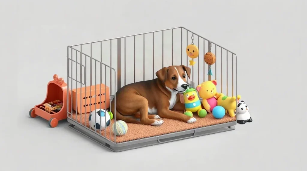 Hero illustration for the article “How to Handle Separation Anxiety in Dogs Effectively”