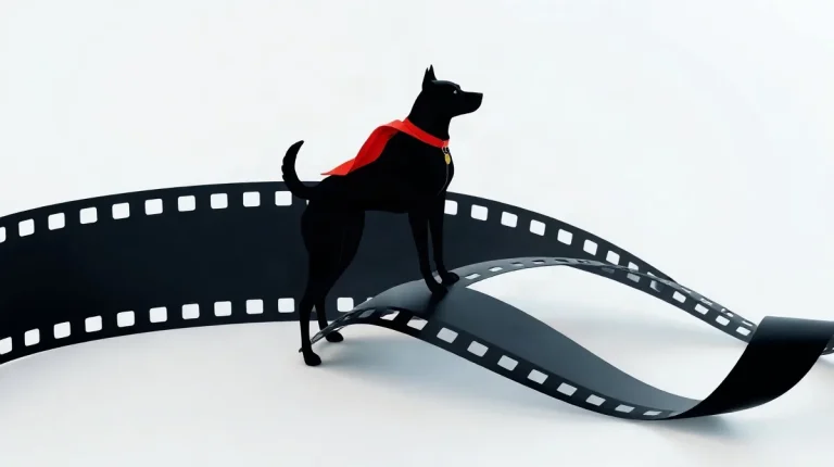 Hero illustration for the article “Famous Dogs in Film and TV: Impact on Pop Culture & Breeds”