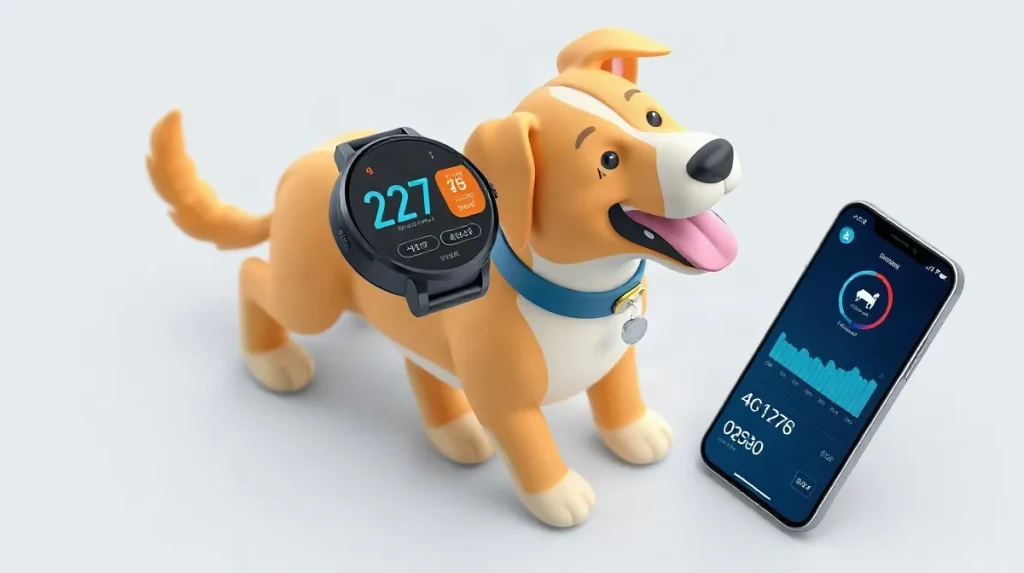 Hero illustration for the article “Smart Wearables for Dog Health: Top Devices Compared”
