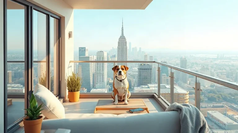 Hero illustration for the article “Best Dog Breeds for Apartment Living: Space, Noise, Exercise”