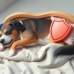 Hero illustration for the article “How Sleep Supports Your Dog’s Immune Health”