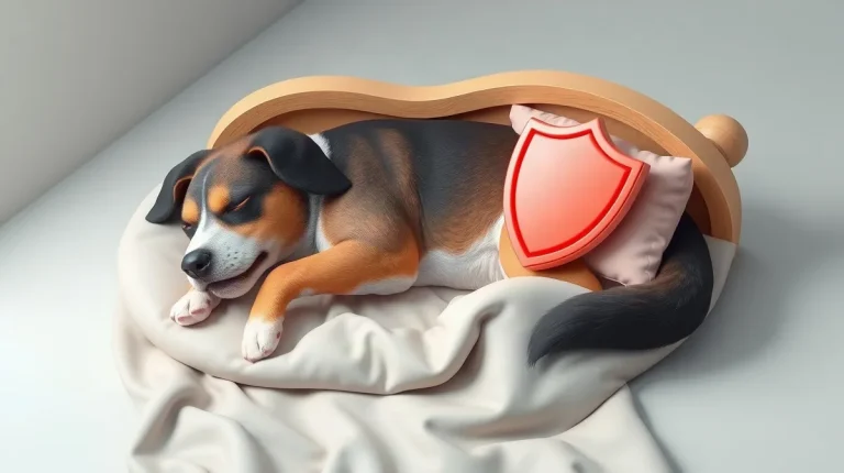Hero illustration for the article “How Sleep Supports Your Dog’s Immune Health”