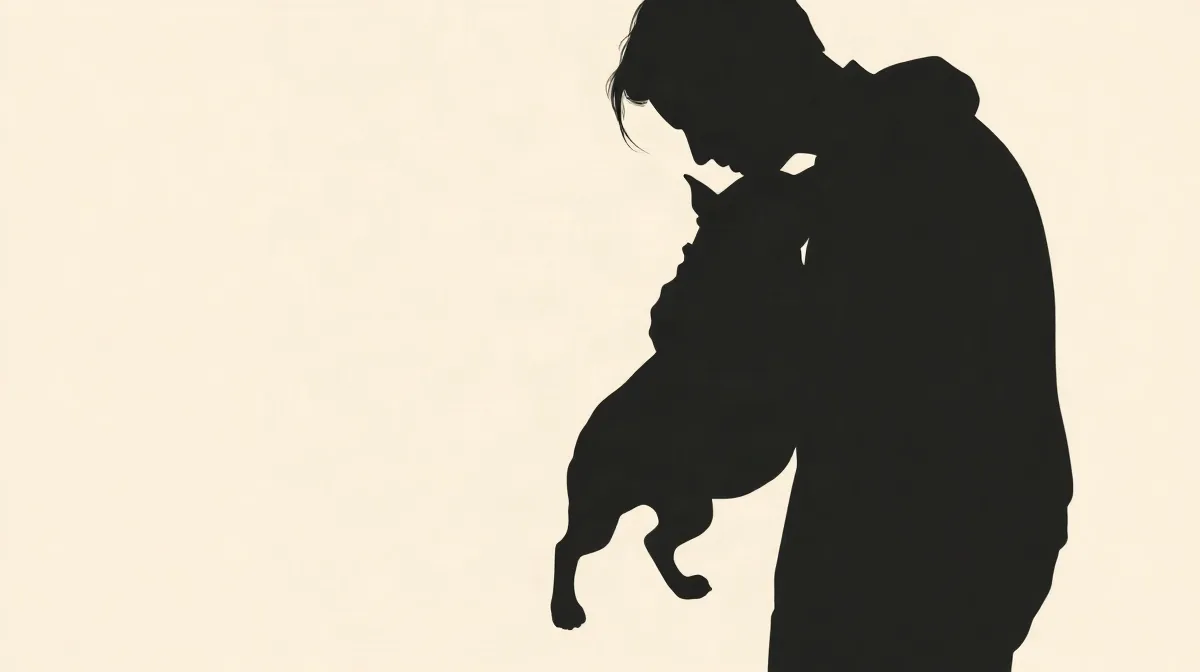 Hero illustration for the article “Staffy’s 'Welcome Home Grumble' Reveals Canine Signals”