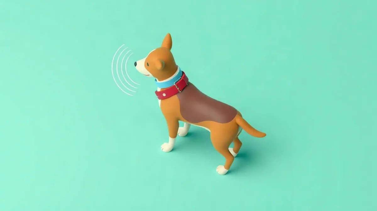 Hero illustration for the article “Insights from Bunny the Talking Dog’s Owner on Canine Talk”