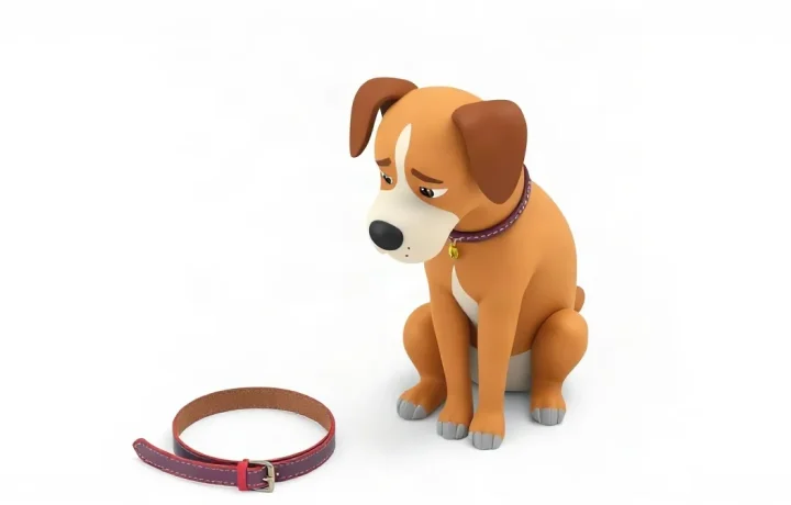 Hero illustration for the article “How to Tell If Your Dog Has Anxiety and What to Do”