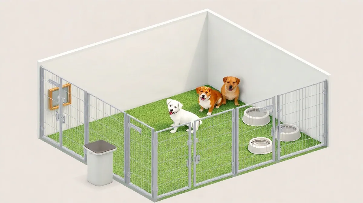 Hero illustration for the article “Choosing Safe and Healthy Dog Boarding Near Me”