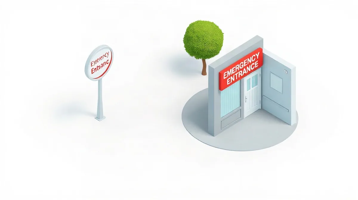 Hero illustration for the article “Kaiser Urgent Care vs. the Emergency Room”