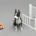 Hero illustration for the article “Are Bull Terriers Good Family Dogs?”