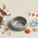 Hero illustration for the article “Bull Terrier Diet: Food, Portions and Feeding Times”