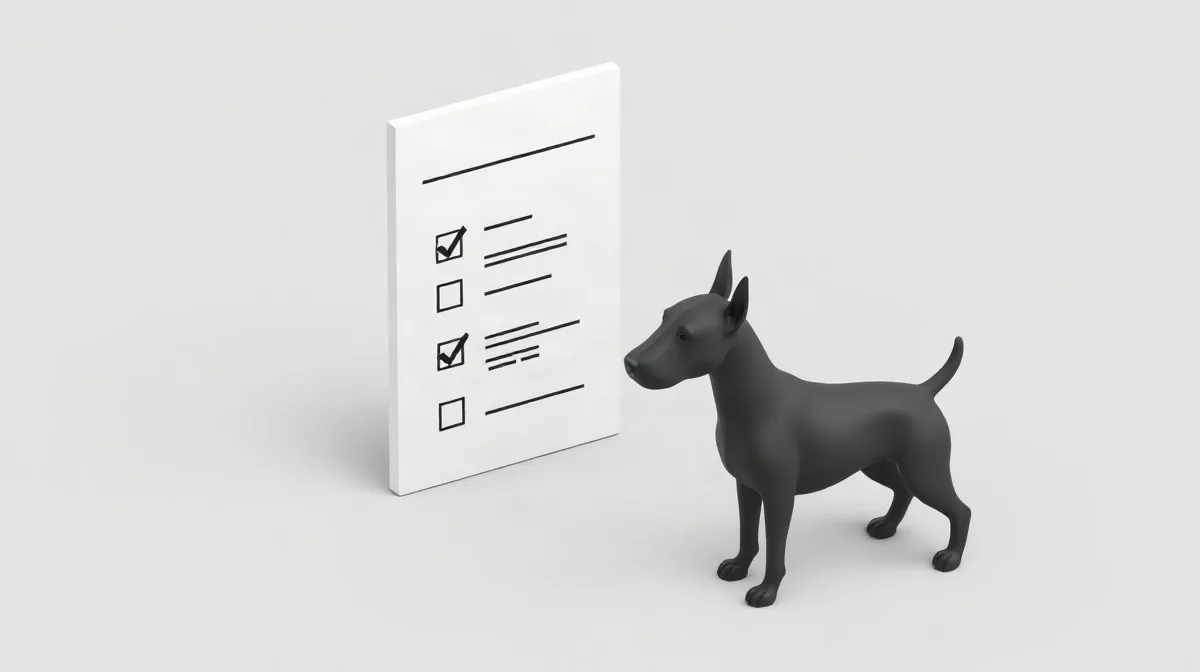 Hero illustration for the article “Bull Terrier for Sale: Find a Responsible Breeder”