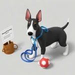 Hero illustration for the article “How to Train a Bull Terrier: Obedience Tips”