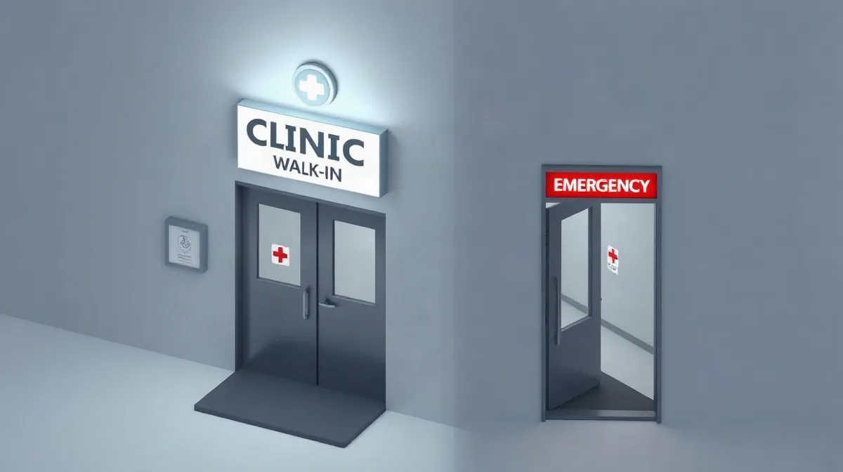 Hero illustration for the article “Kaiser Urgent Care: Services, Access, and When to Go”
