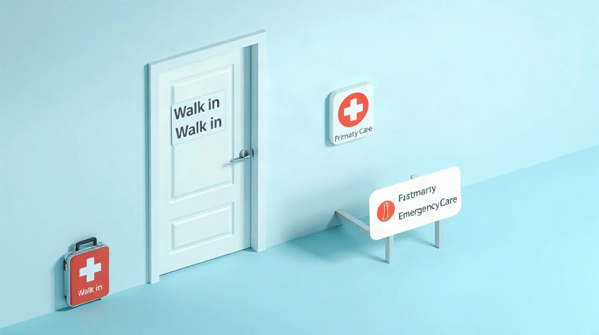 Hero illustration for the article “Convenient Care: What It Treats and When to Go”